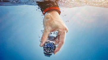 water resistant wristwatch