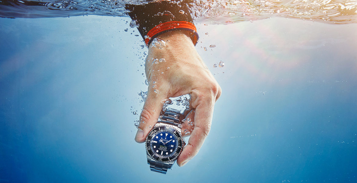 water resistant wristwatch
